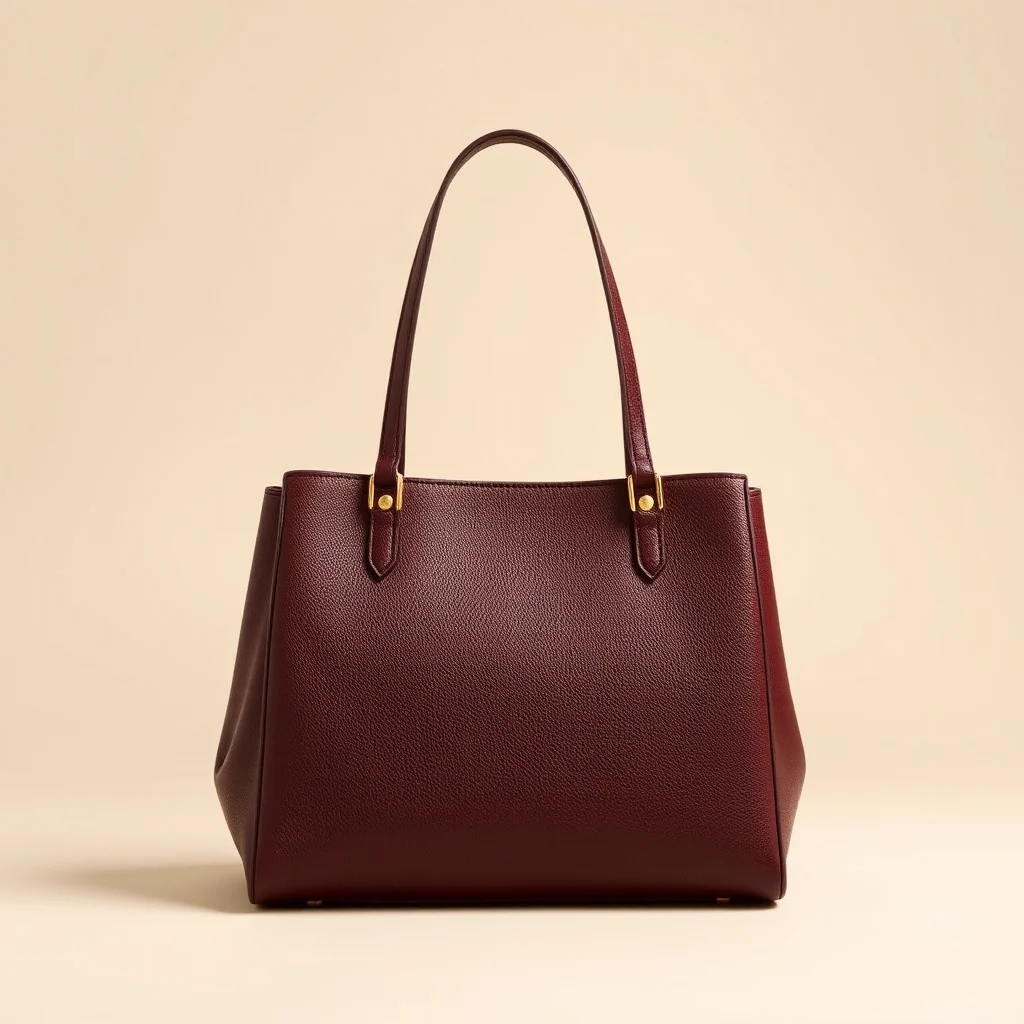 Maison Aurelle Mira Tote in Oxblood