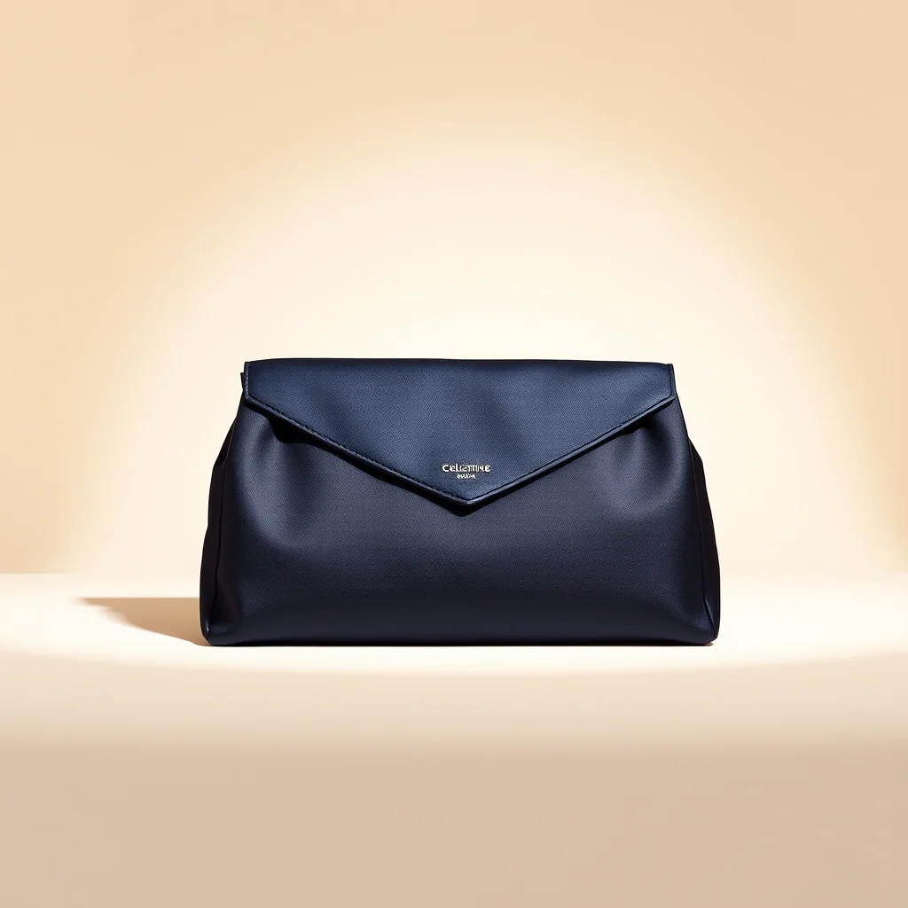 Célestine Soir Clutch in Navy