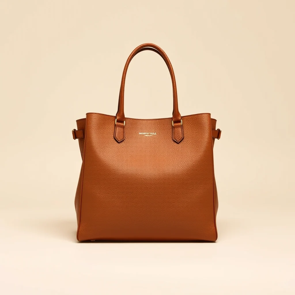 Marrow & Vale Mercantile Tote in Cognac