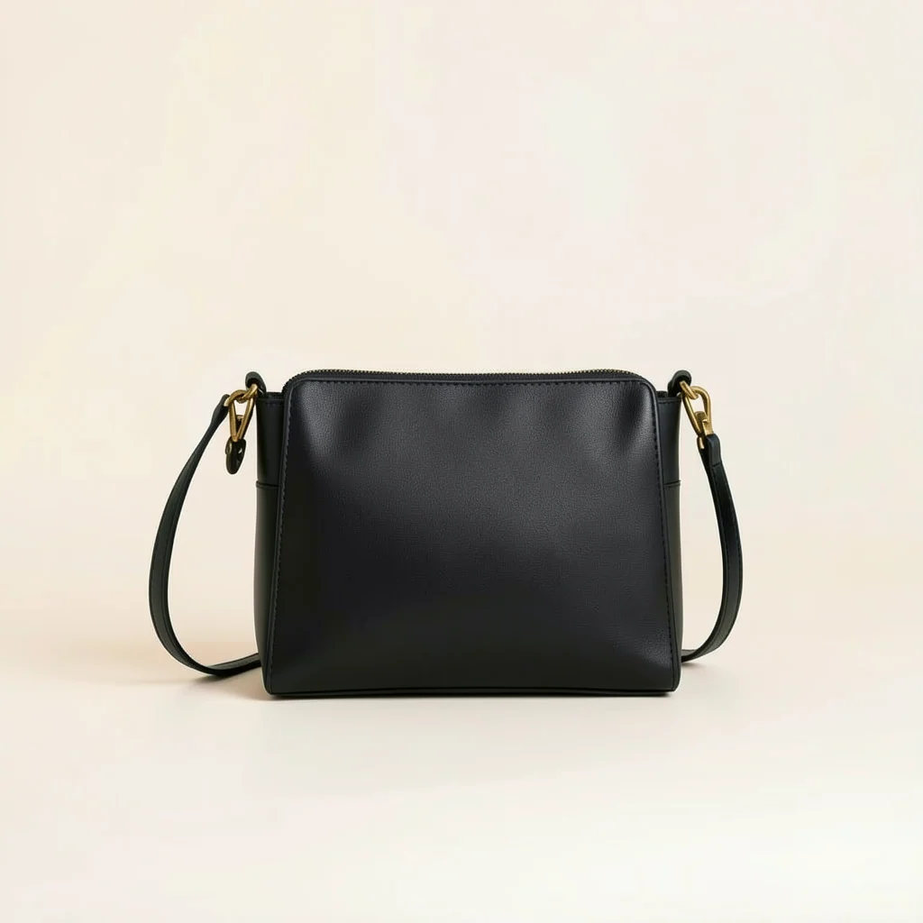 Veloir Folio Crossbody in Black