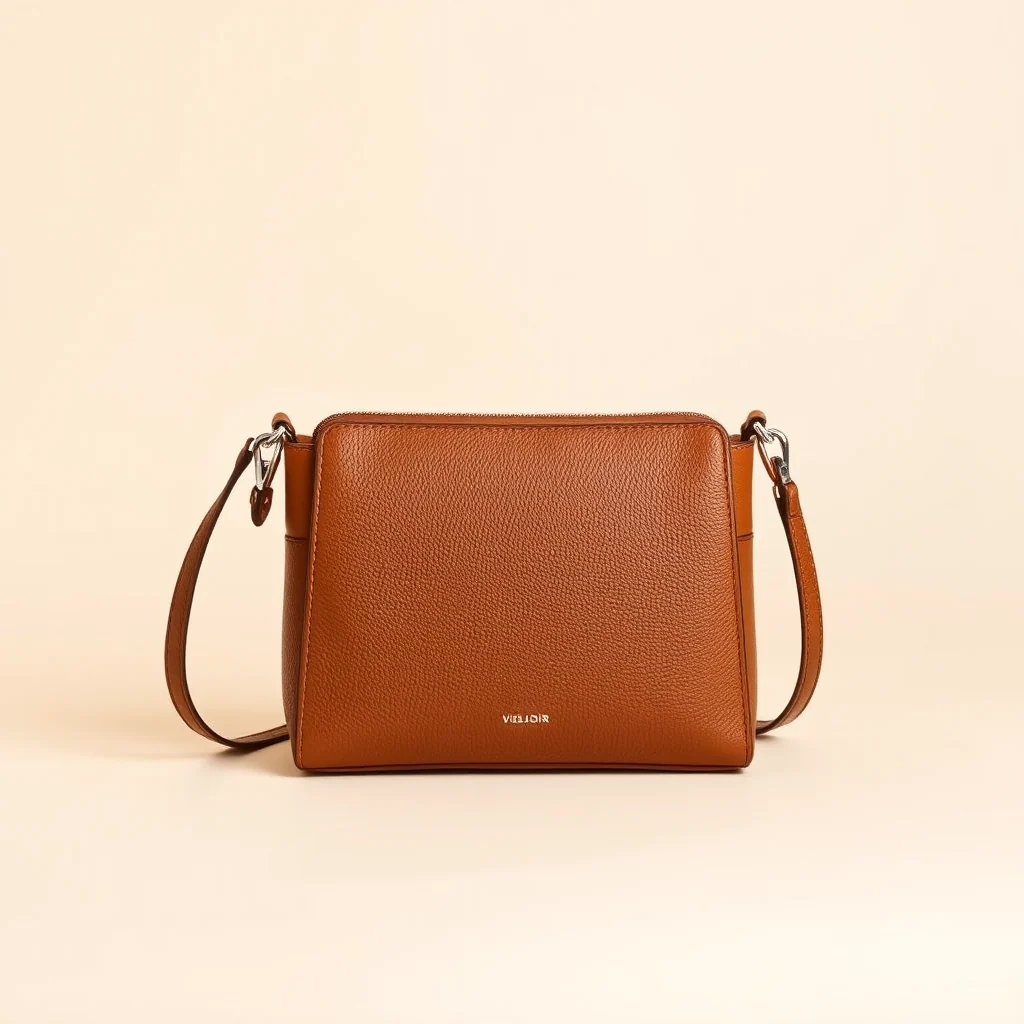 Veloir Folio Crossbody in Cognac